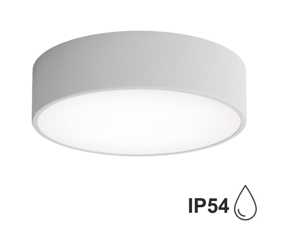 Plafon łazienkowy CLEO 2xE27/24W/230V d. 30 cm szary IP54
