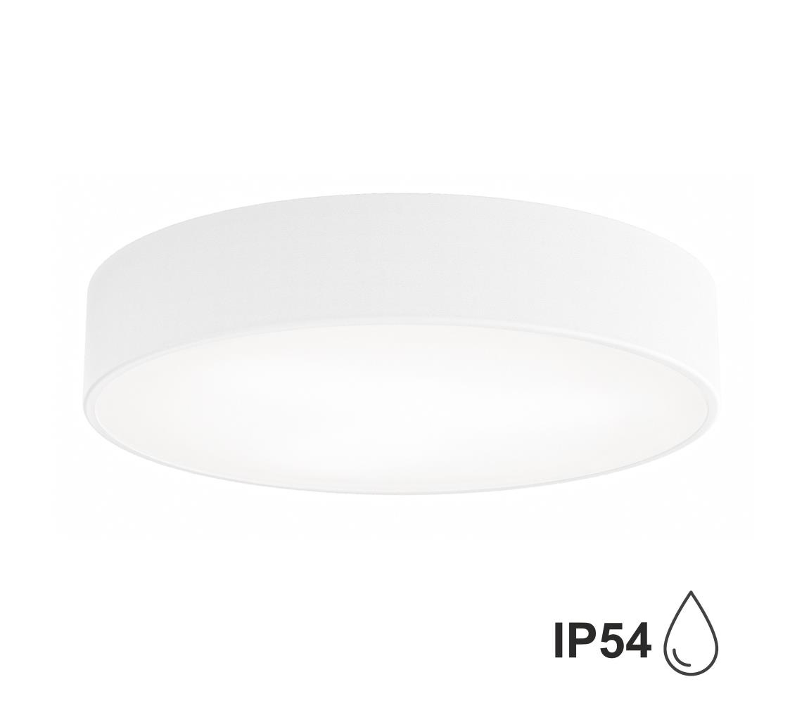 Plafon łazienkowy CLEO 3xE27/24W/230V d. 40 cm biały IP54
