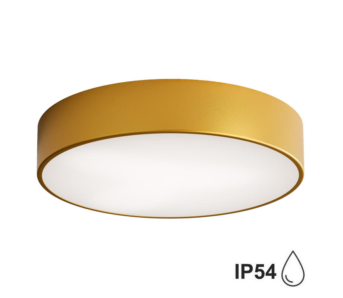 Plafon łazienkowy CLEO 3xE27/24W/230V d. 40 cm gold IP54