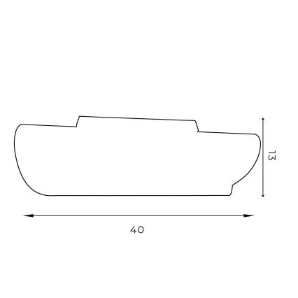 Plafon BARBOS 2xG9/8W/230V biały