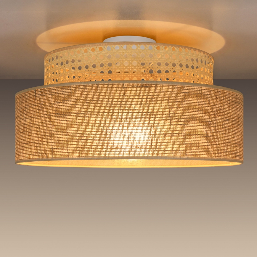 Plafon BOHO 1xE27/60W/230V beżowy