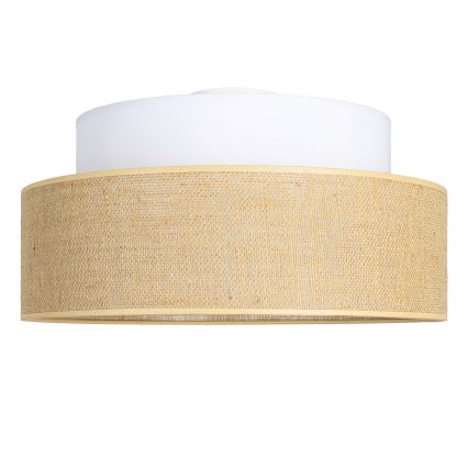 Plafon BOHO 1xE27/60W/230V biały/beżowy
