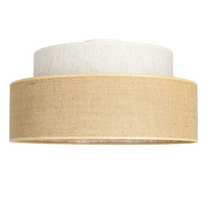 Plafon BOHO 1xE27/60W/230V kremowy/beżowy