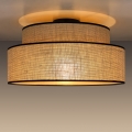 Plafon BOHO 1xE27/60W/230V śr. 40 cm beżowy