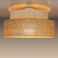 Plafon BOHO 1xE27/60W/230V śr. 40 cm kremowy/beżowy