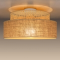 Plafon BOHO 1xE27/60W/230V śr. 40 cm rattan