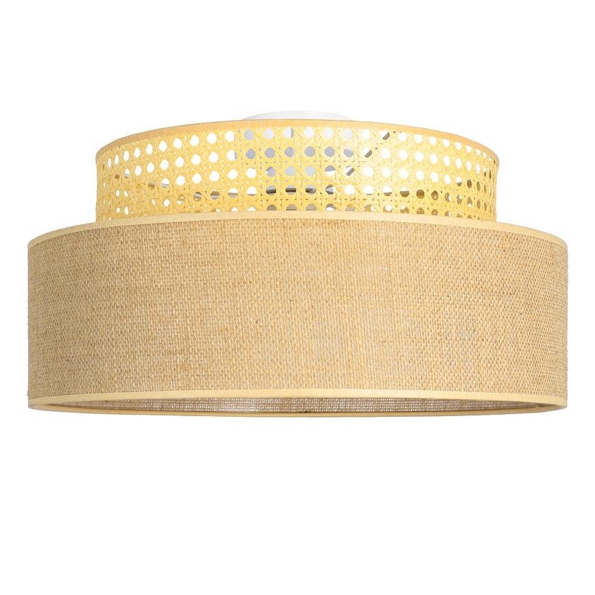 Plafon BOHO 1xE27/60W/230V śr. 40 cm rattan