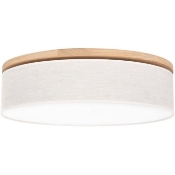 Plafon BOHO 3xE27/25W/230V śr. 58 cm dąb
