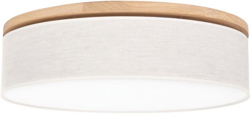 Plafon BOHO 3xE27/25W/230V śr. 58 cm dąb