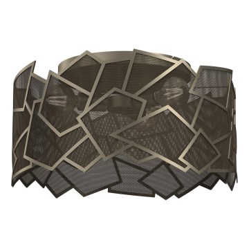 Plafon CAMO 3xE27/15W/230V złoty