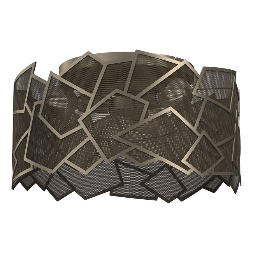 Plafon CAMO 3xE27/15W/230V złoty