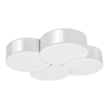 Plafon CIRCLE 8xE27/60W/230V biały