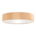 Plafon CLEO 3xE27/24W/230V d. 37,5 cm sosna