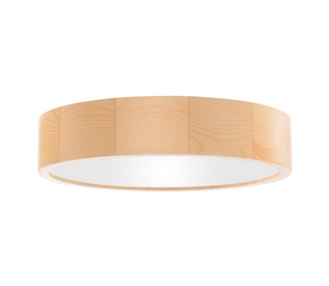 Plafon CLEO 3xE27/24W/230V d. 37,5 cm sosna