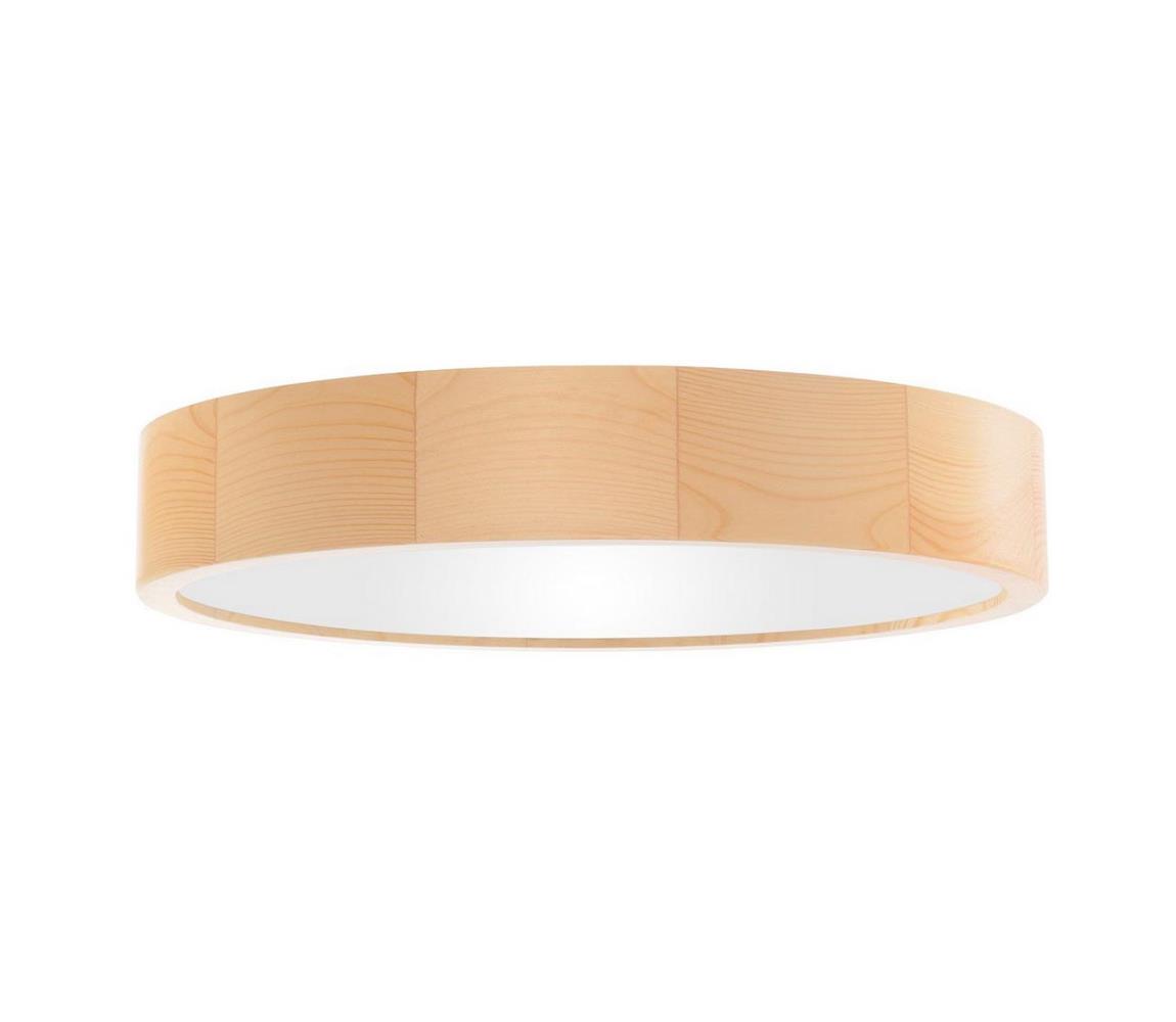 Plafon CLEO 4xE27/24W/230V d. 47,5 cm sosna