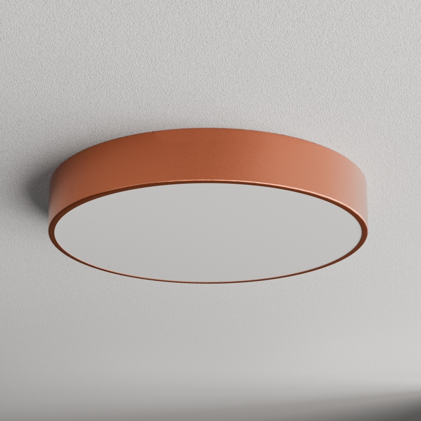 Plafon CLEO 4xE27/24W/230V d. 50 cm miedź