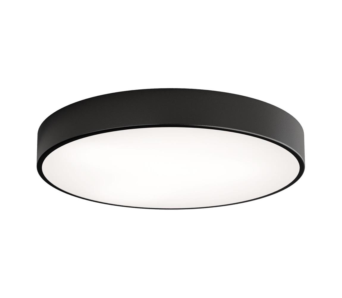 Plafon CLEO 5xE27/24W/230V d. 60 cm czarny