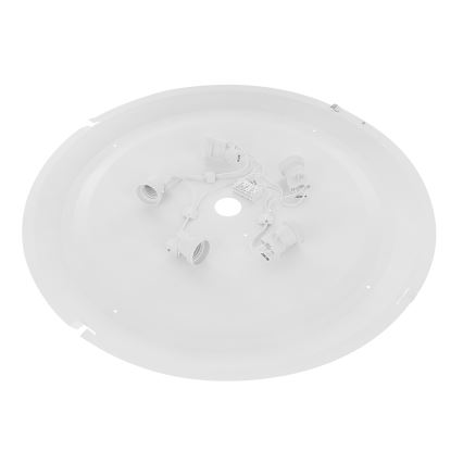 Plafon CLEO 5xE27/24W/230V d. 60 cm czarny