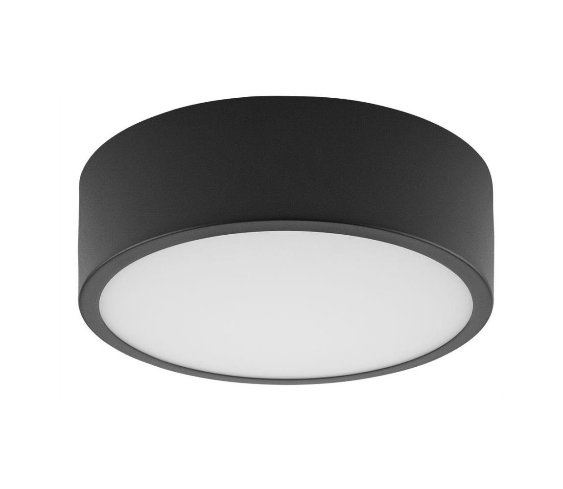 Plafon DANTE 1xE27/60W/230V śr. 26 cm czarny