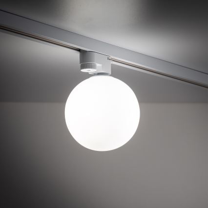 Plafon do 1-fazowego systemu szynowego TRACER 1xG9/8W/230V biały