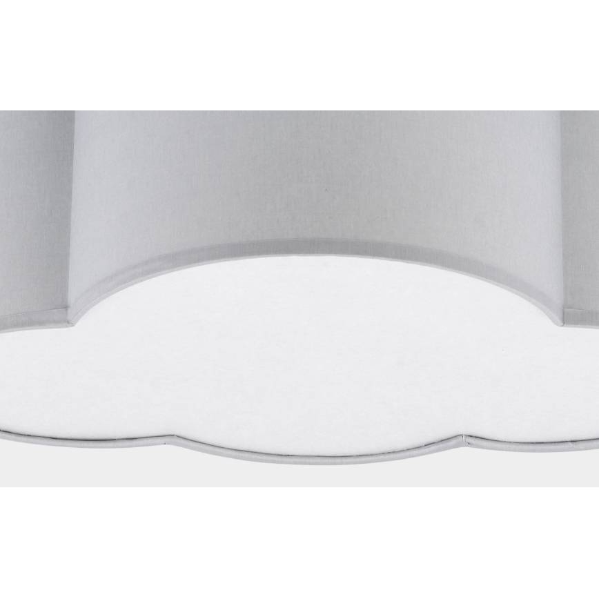 Plafon dziecięcy CLOUD MINI 2xE27/15W/230V szary