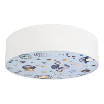 Plafon dziecięcy KIDDY 2xE27/40W/230V biały/niebieski