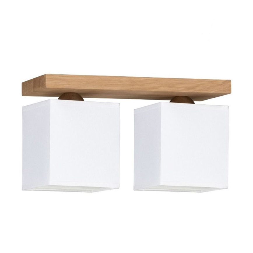 Plafon INGER 2xE27/25W/230V dąb
