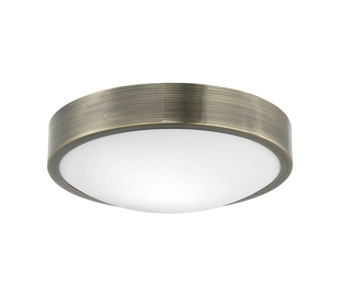 Plafon JONAS 1xE27/60W/230V śr. 26 cm patyna