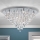 Plafon kryształowy CELESTE 12xG9/40W/230V śr. 75 cm chrom błyszczący