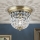 Plafon kryształowy PLAFOND 1xE27/40W/230V śr. 26 cm brąz