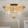 Plafon kryształowy PLAFOND 6xE27/40W/230V śr. 47 cm złoty