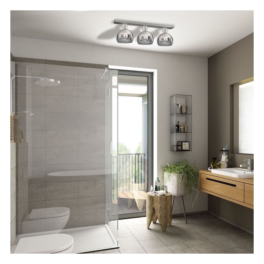 Plafon kryształowy TOLEDO 3xE27/60W/230V