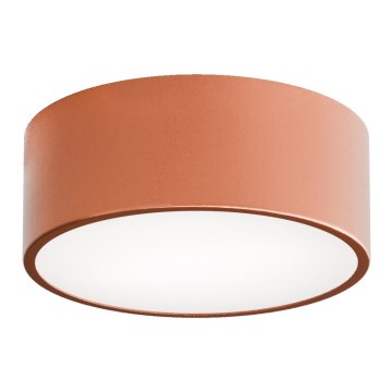 Plafon łazienkowy CLEO 1xE27/24W/230V śr. 20 cm miedź IP54