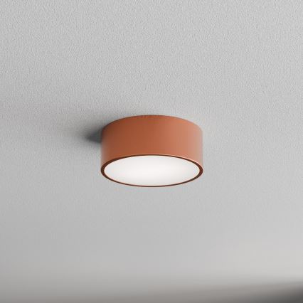 Plafon łazienkowy CLEO 1xE27/24W/230V śr. 20 cm miedź IP54