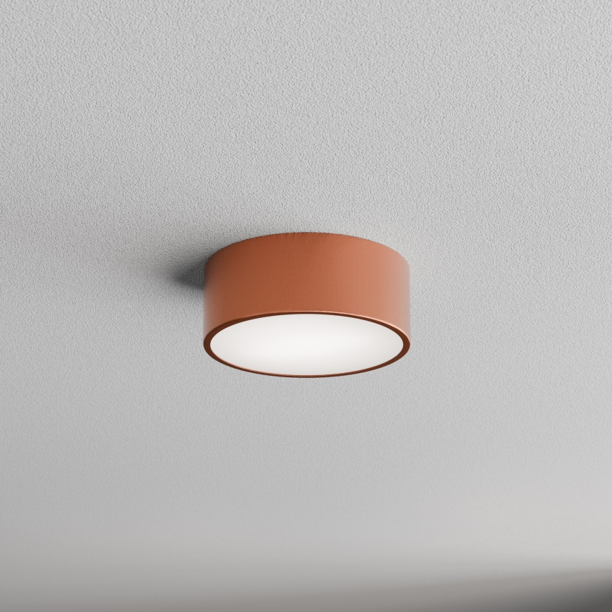 Plafon łazienkowy CLEO 1xE27/24W/230V śr. 20 cm miedź IP54