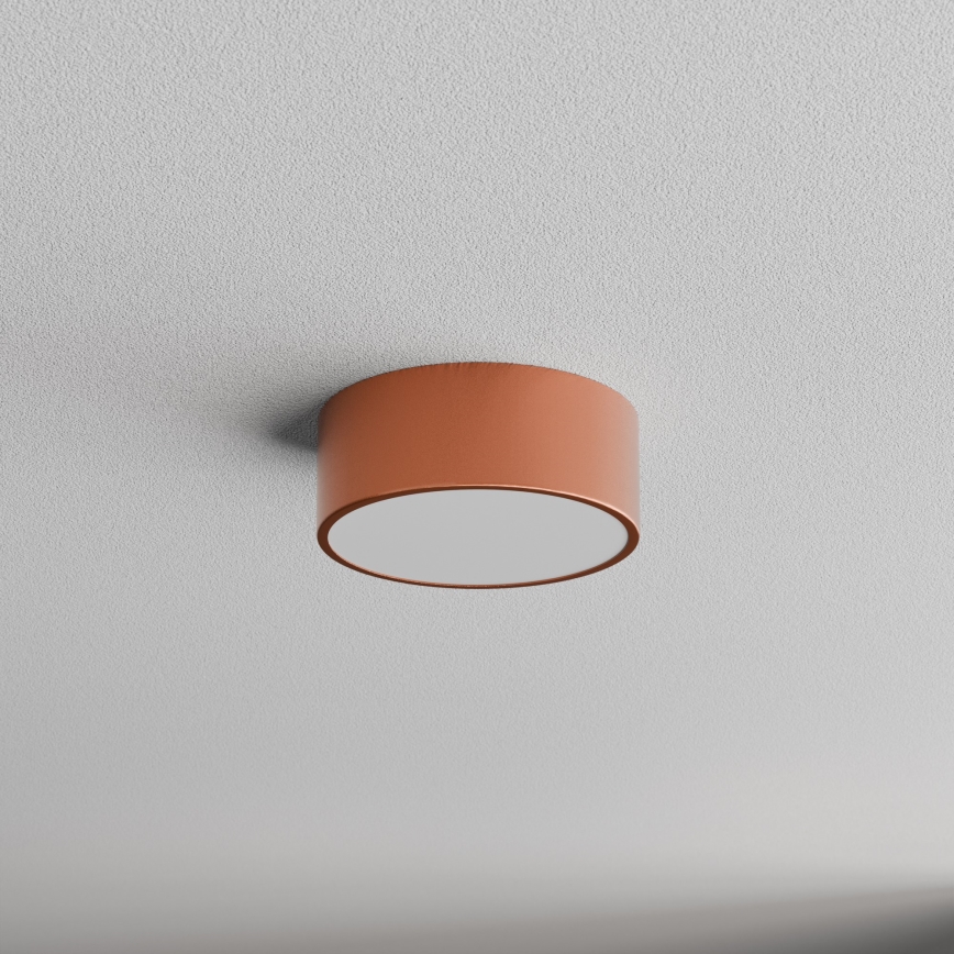 Plafon łazienkowy CLEO 1xE27/24W/230V śr. 20 cm miedź IP54
