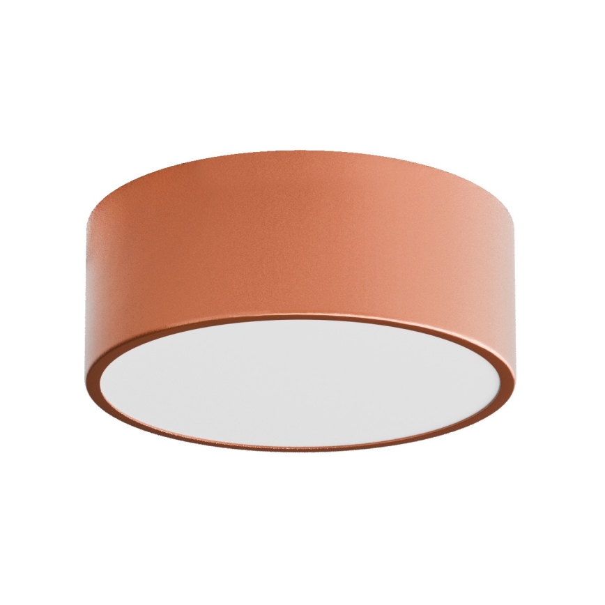Plafon łazienkowy CLEO 1xE27/24W/230V śr. 20 cm miedź IP54