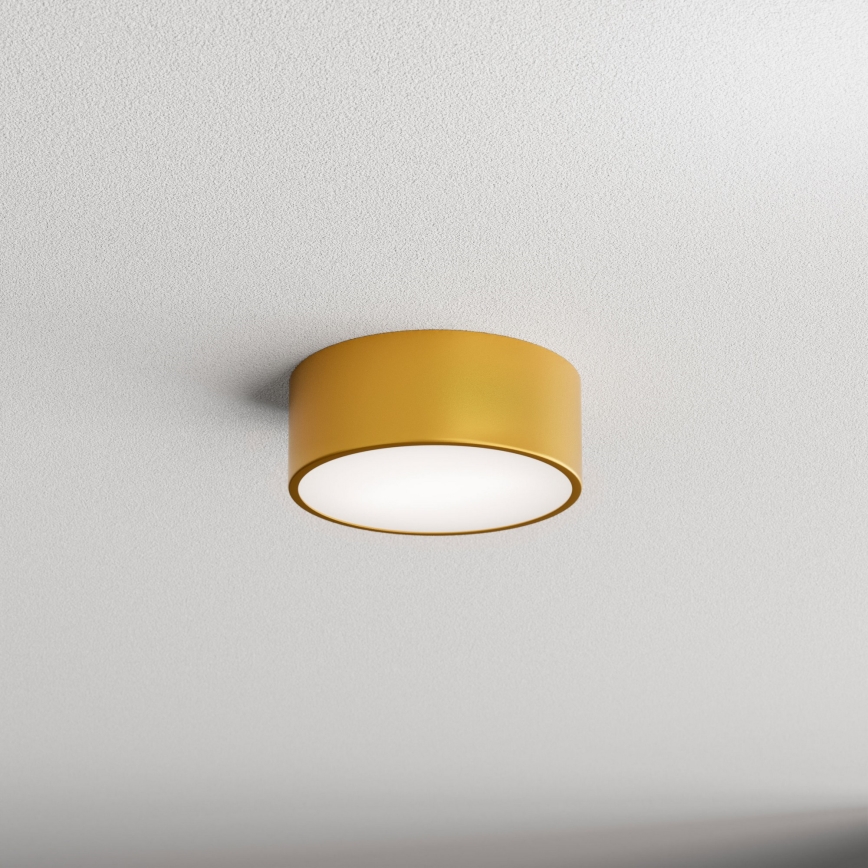 Plafon łazienkowy CLEO 1xE27/24W/230V śr. 20 cm złoty IP54