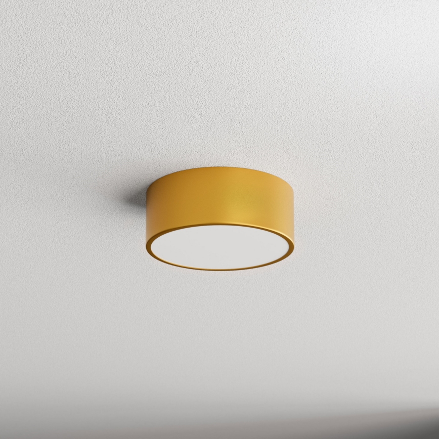 Plafon łazienkowy CLEO 1xE27/24W/230V śr. 20 cm złoty IP54