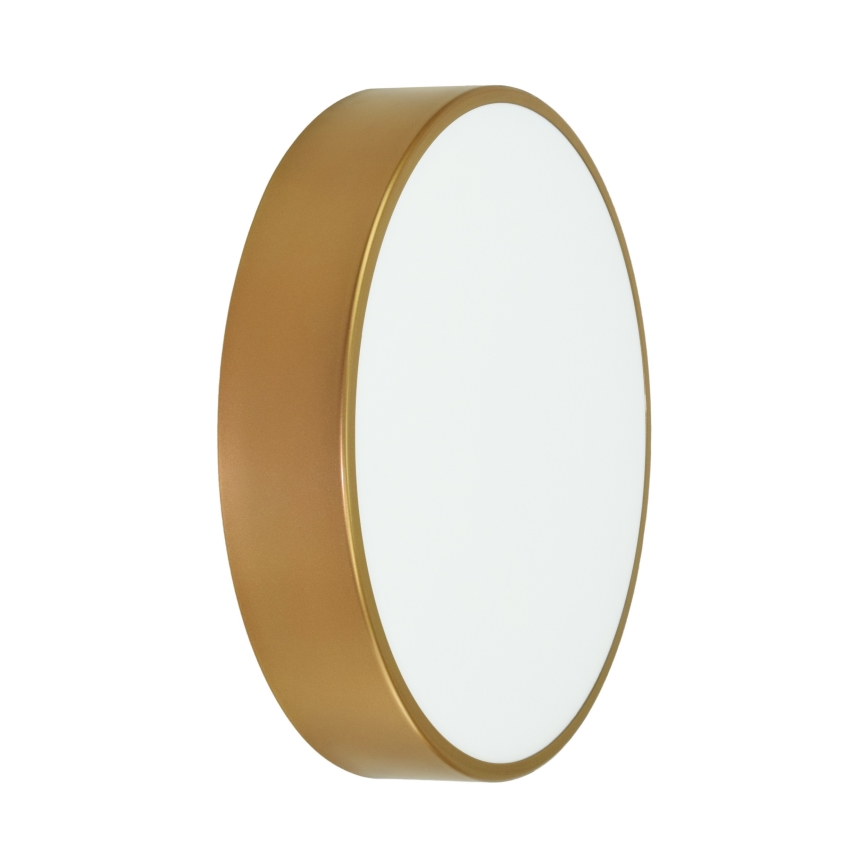 Plafon łazienkowy CLEO 3xE27/24W/230V d. 40 cm gold IP54