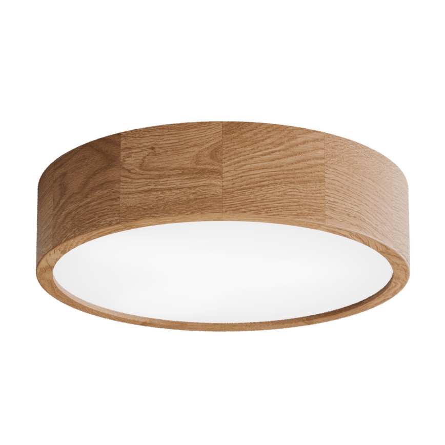 Plafon łazienkowy CLEO 3xE27/24W/230V IP54 śr. 37,5 cm dąb