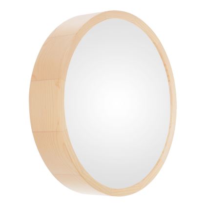 Plafon łazienkowy CLEO 3xE27/24W/230V IP54 śr. 37,5 cm sosna