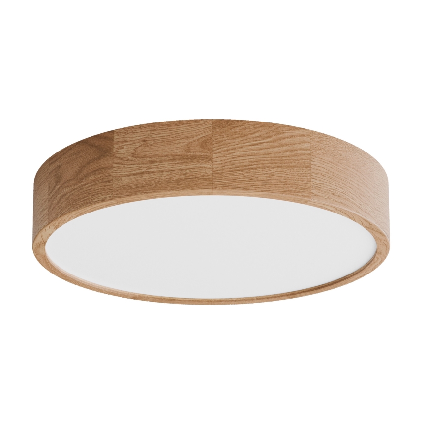 Plafon łazienkowy CLEO 4xE27/24W/230V IP54 śr. 47,5 cm dąb