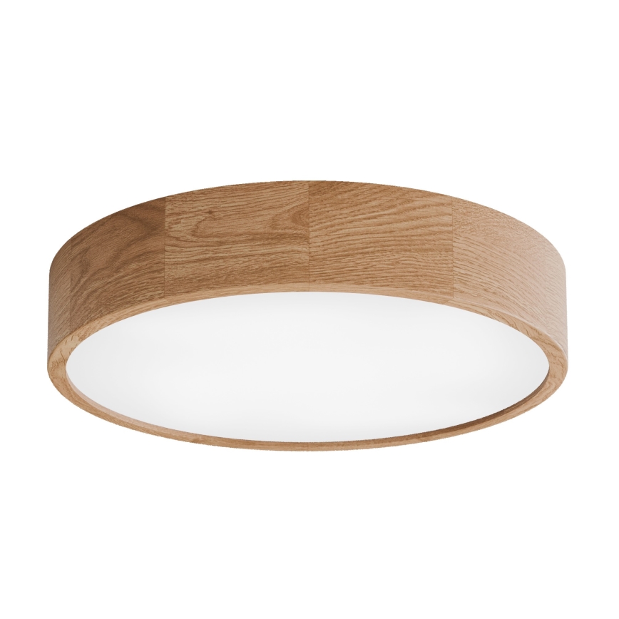 Plafon łazienkowy CLEO 4xE27/24W/230V IP54 śr. 47,5 cm dąb