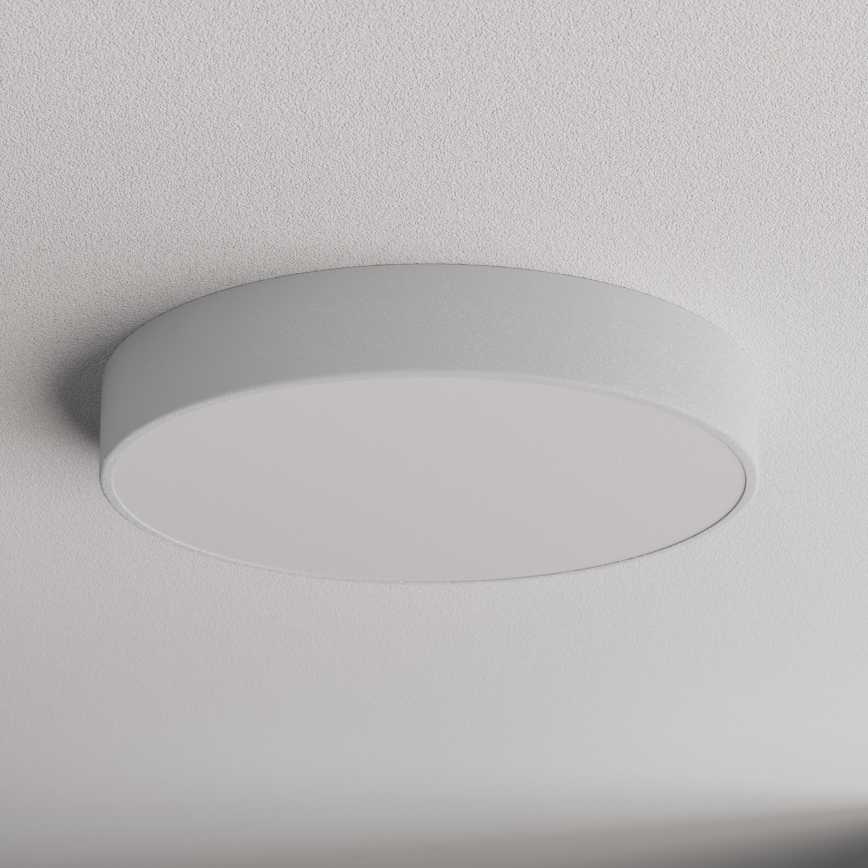 Plafon łazienkowy CLEO 4xE27/24W/230V śr. 50 cm szary IP54