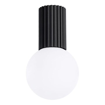 Plafon łazienkowy HALO 1xG9/8W/230V śr. 12 cm IP44 czarny