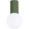 Plafon łazienkowy HALO 1xG9/8W/230V śr. 12 cm IP44 zielony