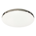 Plafon łazienkowy LED MAYA, 15W, 230V, Ø 33 cm, IP44, chrom błyszczący