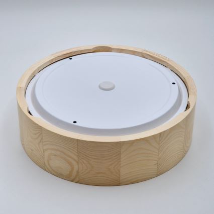 Plafon łazienkowy NATURAL 2xE27/15W/230V IP54 sosna ø 27 cm