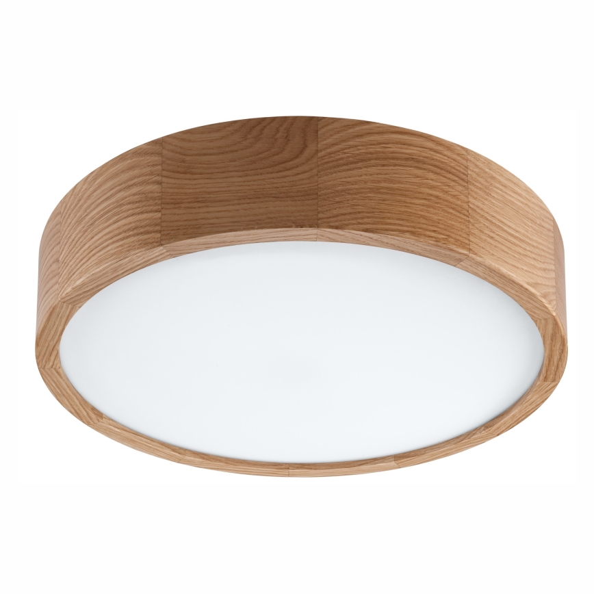 Plafon łazienkowy OAK 3xE27/15W/230V dąb ø 37 cm IP54